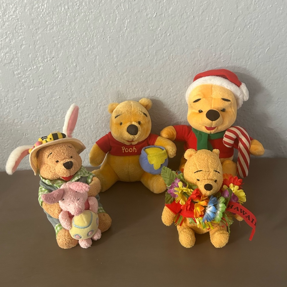 Disney Winnie the Pooh Plush Toy Set - Multicolor